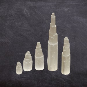 Selenite Tower , Selenite Charging Tower , Crystal Selenite Mountain Pillar , Crystal Healing Gemstone Tower, Cleansing Tower, Gemstone Gift, Home Decor