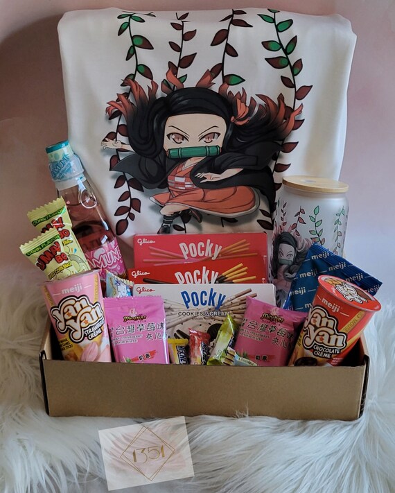 Anime Themed Gift Basket College Snack Basket Otaku Gift Etsy