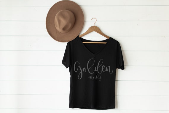 Bella Canvas 8815 Mockup Black Spring Mockup 8815 Shirt Mockup