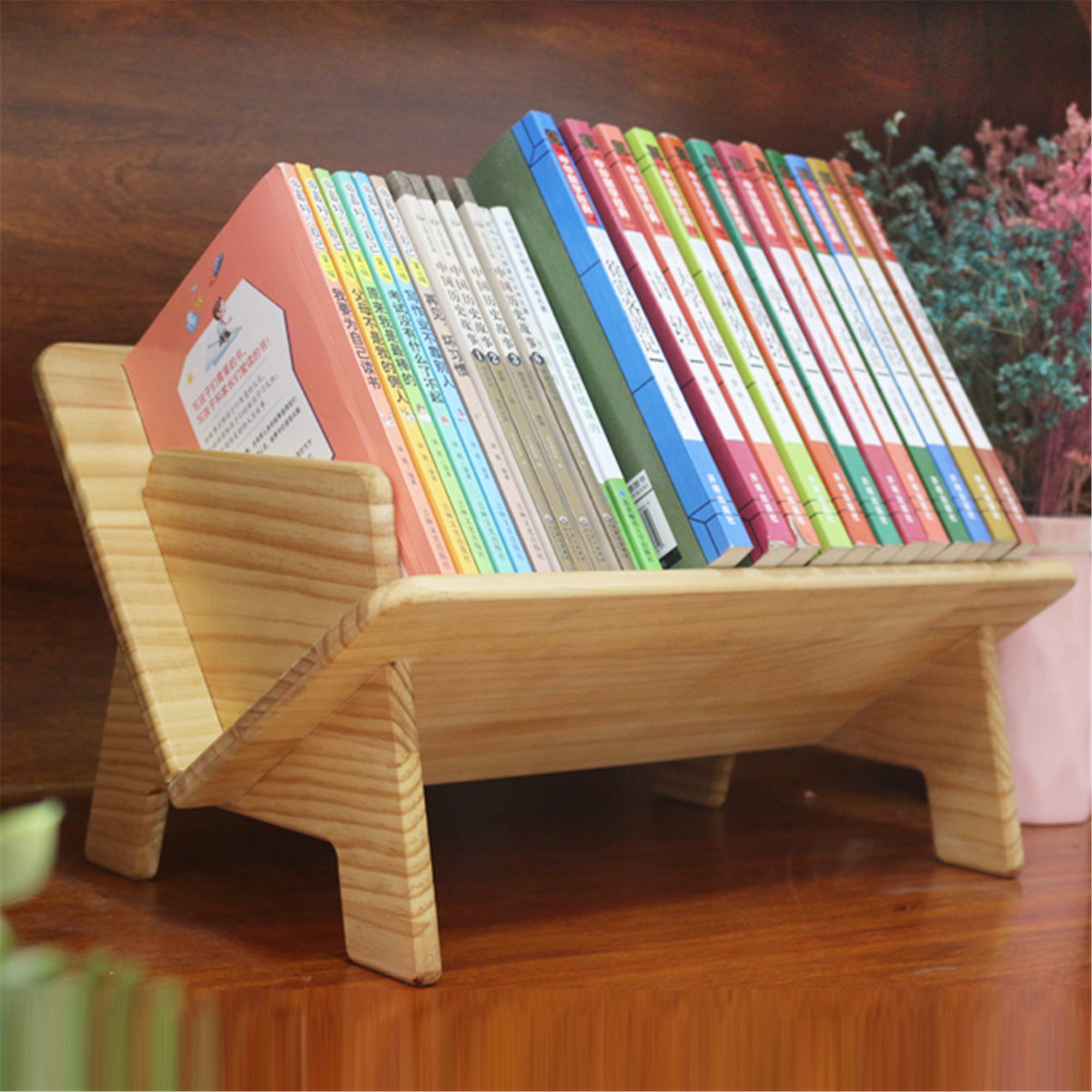 Schreibtisch-Bücherregal Metall - Dreieckiger Organizer Für Büro & Home