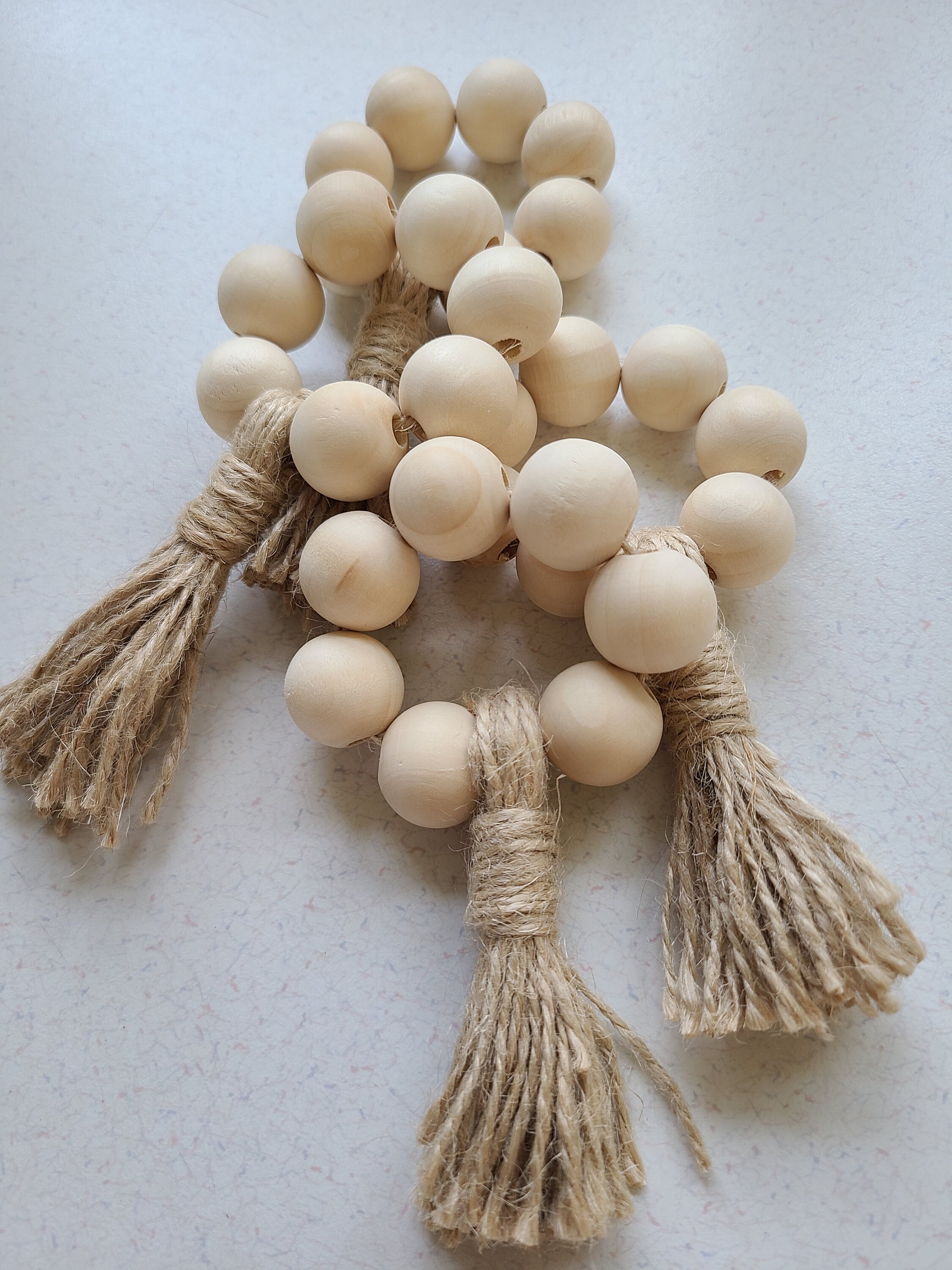 Wood Bead Napkin Rings Farmhouse Napkin Rings Table Decor Etsy UK