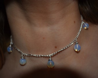 Shimmering Mountain Rain Adjustable Choker