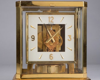 Jaeger Le Coultre Atmos clock with square dial