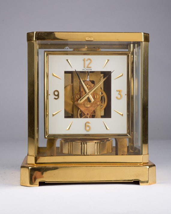 Reloj Jaeger Le Coultre Atmos con esfera cuadrada Etsy Mexico