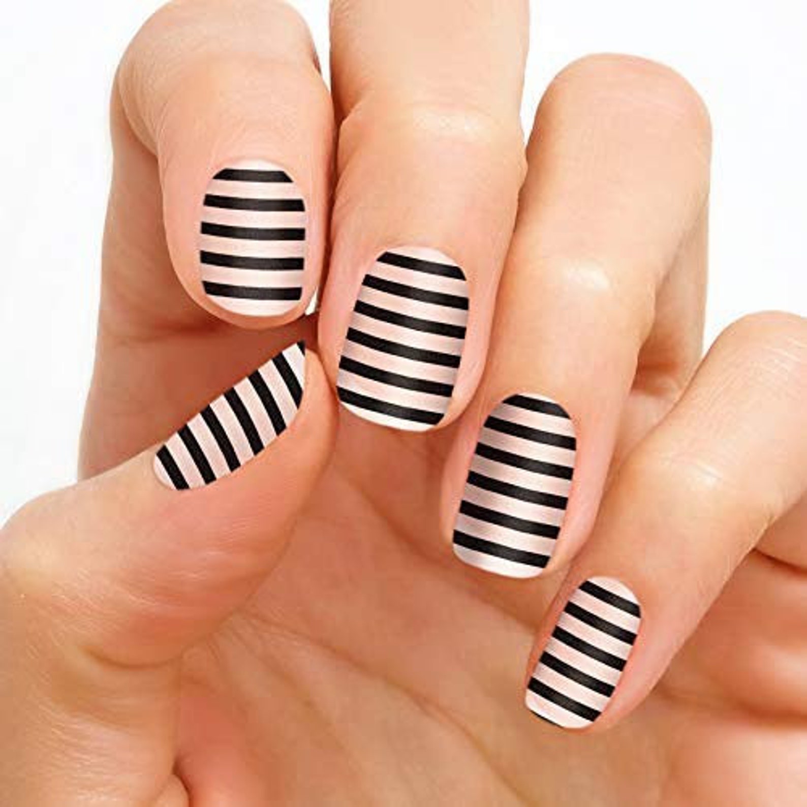 Between the Lines Color Street Dry Nail Polish Strips Nail Art Etsy