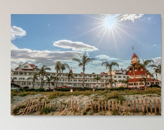 Hotel Del Coronado,Digital Download,Landscape Photography,Printable Wall Art,Ocean,Beach