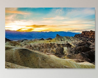 Zabriskie Point,Digital Download,Landscape Photography,Sunset, Death Valley,Printable Wall Art