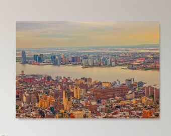 New York City in Color,Digital Download,Printable Wall Art,Cityscape,Skyscrapers,Urban