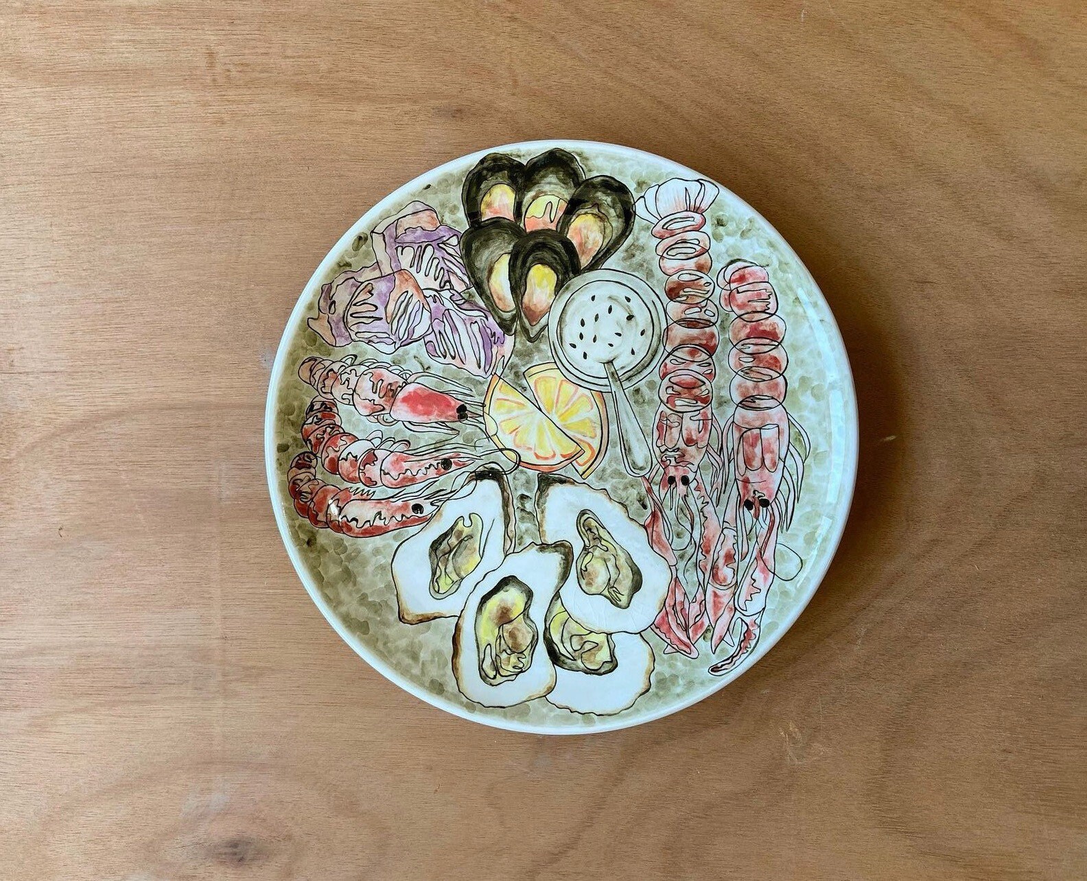 Hand Painting,handmade Plate,cini Turkish Tile Art, Traditional Pattern ...