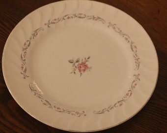Royal Swirl Vintage Dinner Plate Fine China