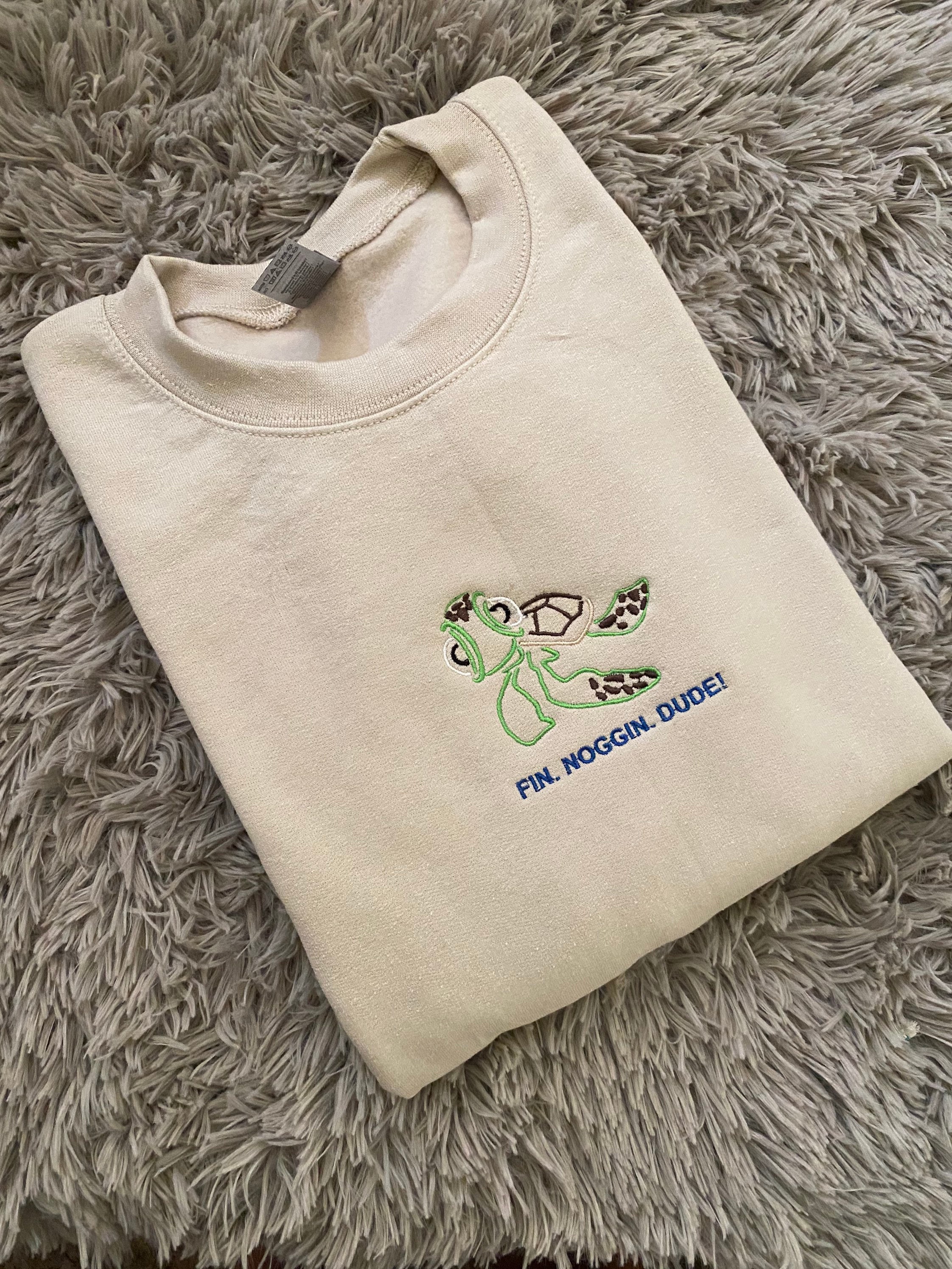 Squirt embroidered sweatshirt, embroidered crewneck, embroidered