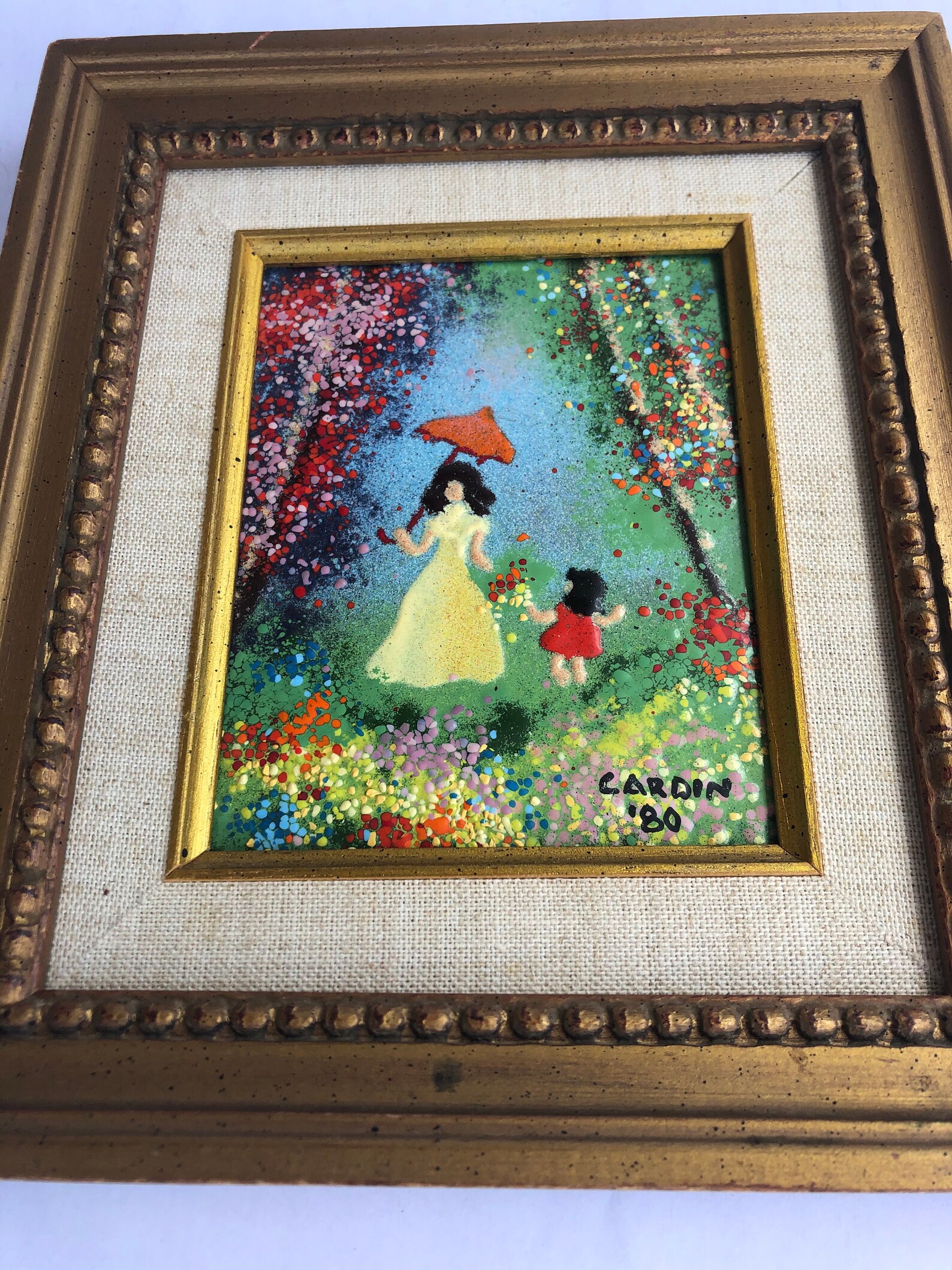Original Signed Louis Cardin Painting Etsy