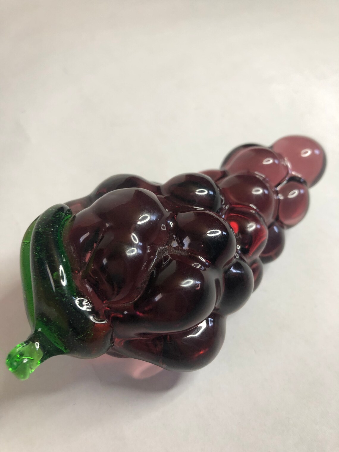 Hand blown glass grapes Etsy