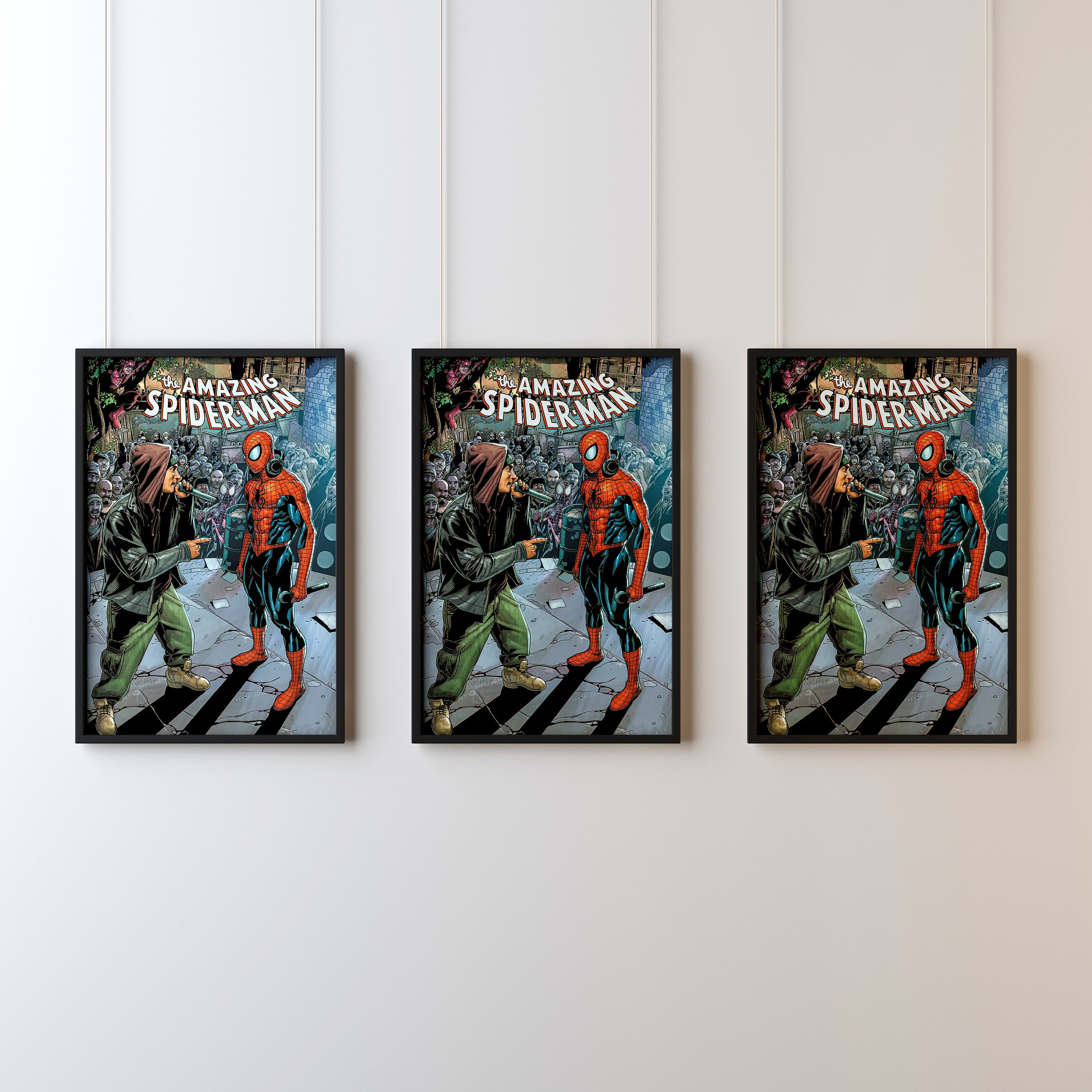 The Amazing Spider Man 313 Eminem Cover Art Poster - Etsy