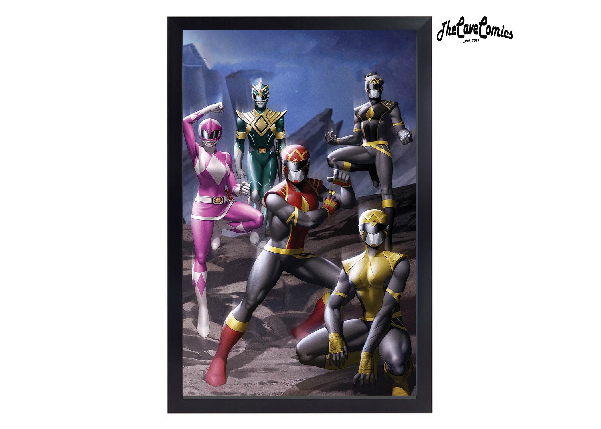 Power Rangers Variant Cover Poster - Etsy