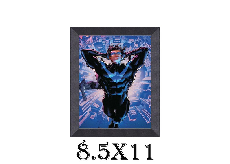 Nightwing Variant Cover Print Etsy Australia