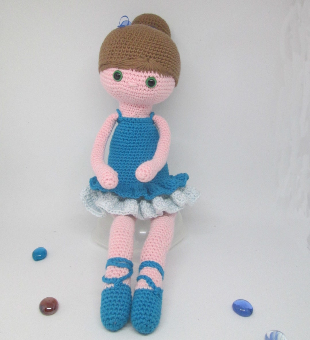 Large Ballerina Doll Crocheted Prima Ballerina Amigurumi Etsy