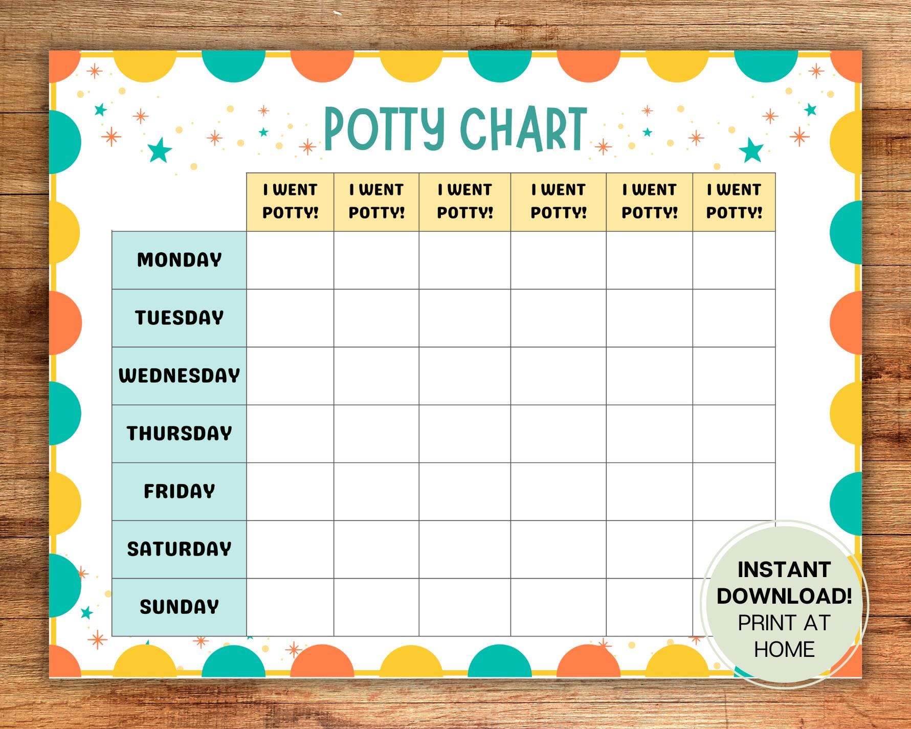 Poop Potty Chart.pdf Potty Training Chart for Toddlers, Potty Chart for Boys and Girls ...