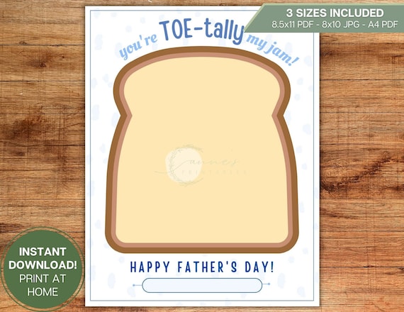 Biglietto Divertente Per La Festa Del Papà Con Toast E Marmellata - Emotional Rescue - Con Busta - 4