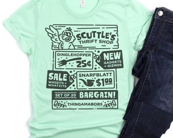 Scuttle's Thriftshop Disney Shirt / Little Mermaid Shirt / Funny Disney Shirt / Ariel Disney Shirt / Ariel's Grotto Shirt