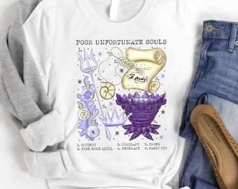 Ursula Disney Shirt / Poor Unfortunate Souls T-shirt / Disney Little Mermaid Shirt / Disney Tee / Disney World / Disneyland Shirt / Ariel