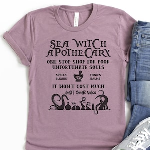 Sea Witch Apothecary Disney Shirt / Ursuala Disney Shirt / Disney Villains Shirt / Disney Halloween Shirt / Little Mermaid Shirt