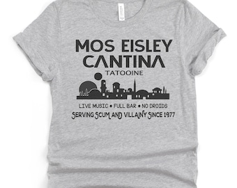 Mos Eisley Cantina Disney Shirt / Galaxy's Edge Shirt / Disneyland Shirt / Disney World Shirt / Star Wars Disney Shirt