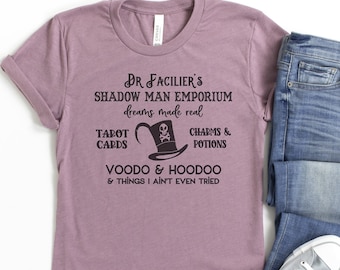 Dr Facilier's Shadow Man Emporium Shirt / Dr Facilier Disney Shirt / Princess and the Frog Shirt / Disney Villains Shirt