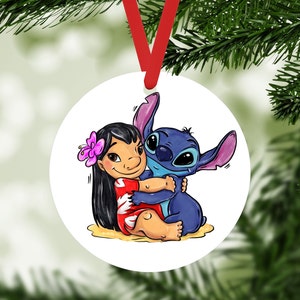 Lilo and Stitch Christmas Ornament / Disney Christmas Ornament / Disney Cruise Fish Extender / Stitch Christmas / Disney Ornament