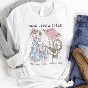 Aurora Once Upon a Dream Disney Shirt / Sleeping Beauty Shirt / Disneyland Shirt / Disney Princess Shirt / Disney Castle Shirt