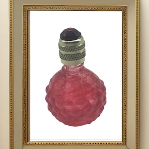 Empty perfume miniature in the shape of a spiked ball - 3.8 cm high - Several colors available - Delivered in a pouch