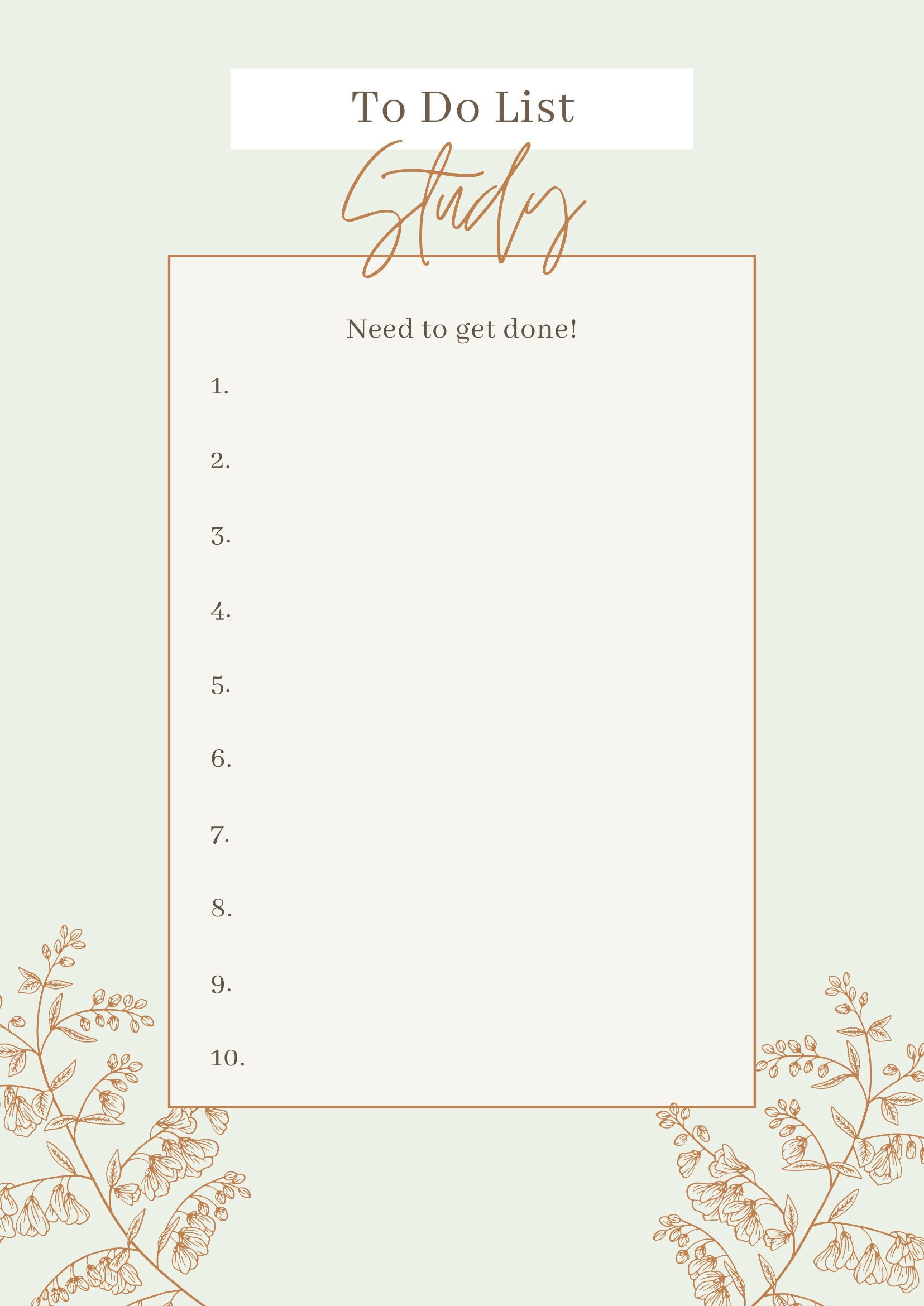 To Do List Etsy