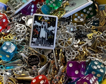 Charm Confetti Scoop | Charm Casting Kit | Mystery Scoop | Witches Brew | Jewelry Making