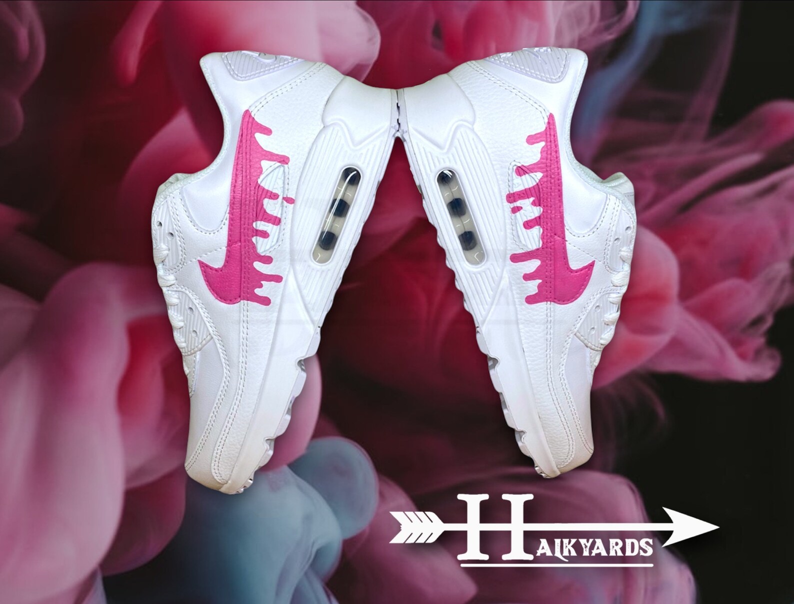 Custom Dripping Tick Nikes Custom Painted Sneakers Paint Etsy