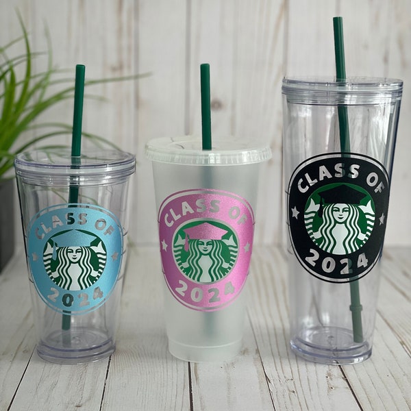 Class of 2024 Graduate Starbucks Cold Cup Tumbler