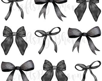 Design a sublimazione di fiocchi neri ad acquerello / PNG digitale per trasferimenti DTF / Download immediato / Clipart stampabile di civetta nera