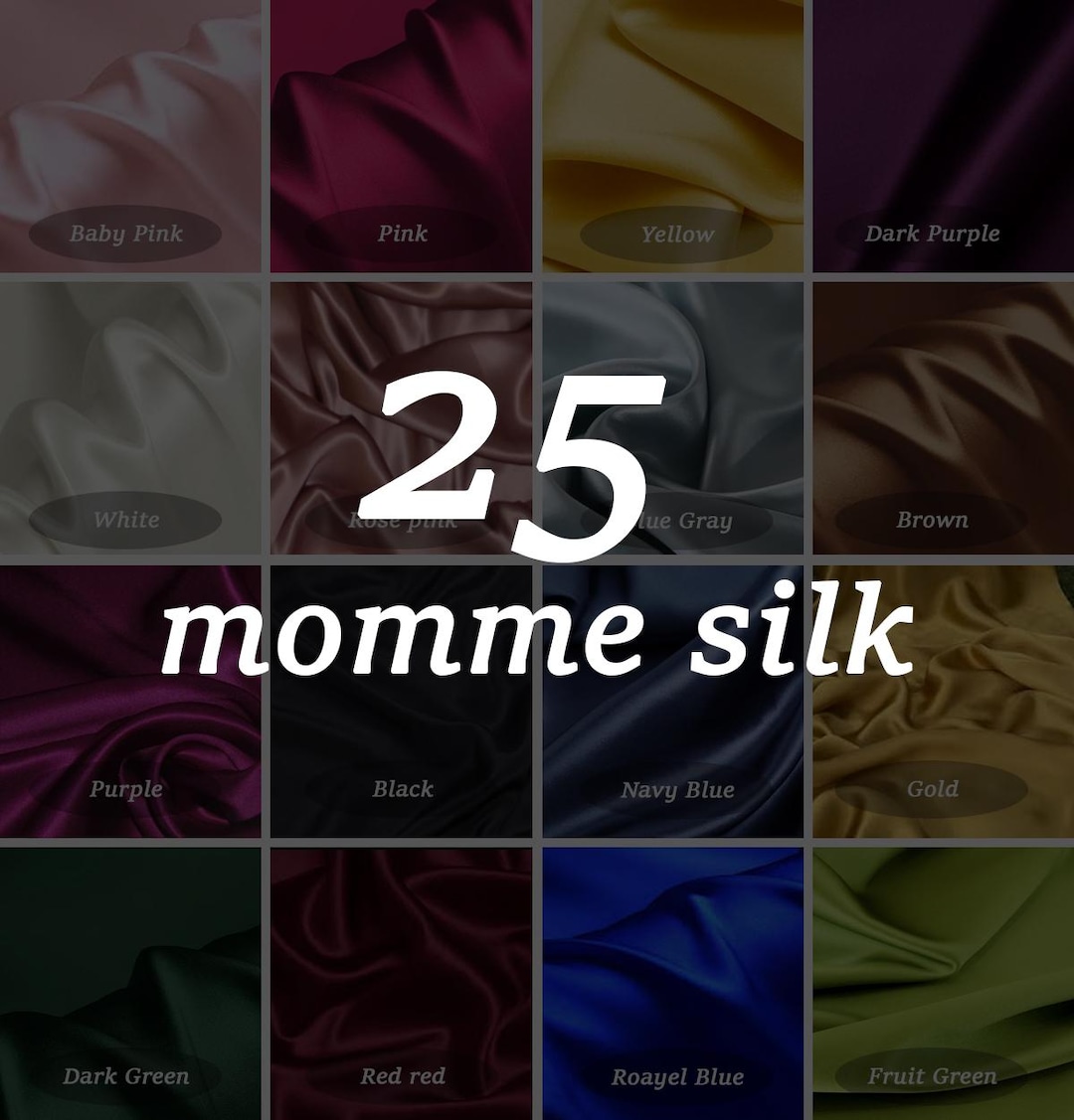 25 Momme Maulbeerseide Stoff Luxus Satin zum nähen