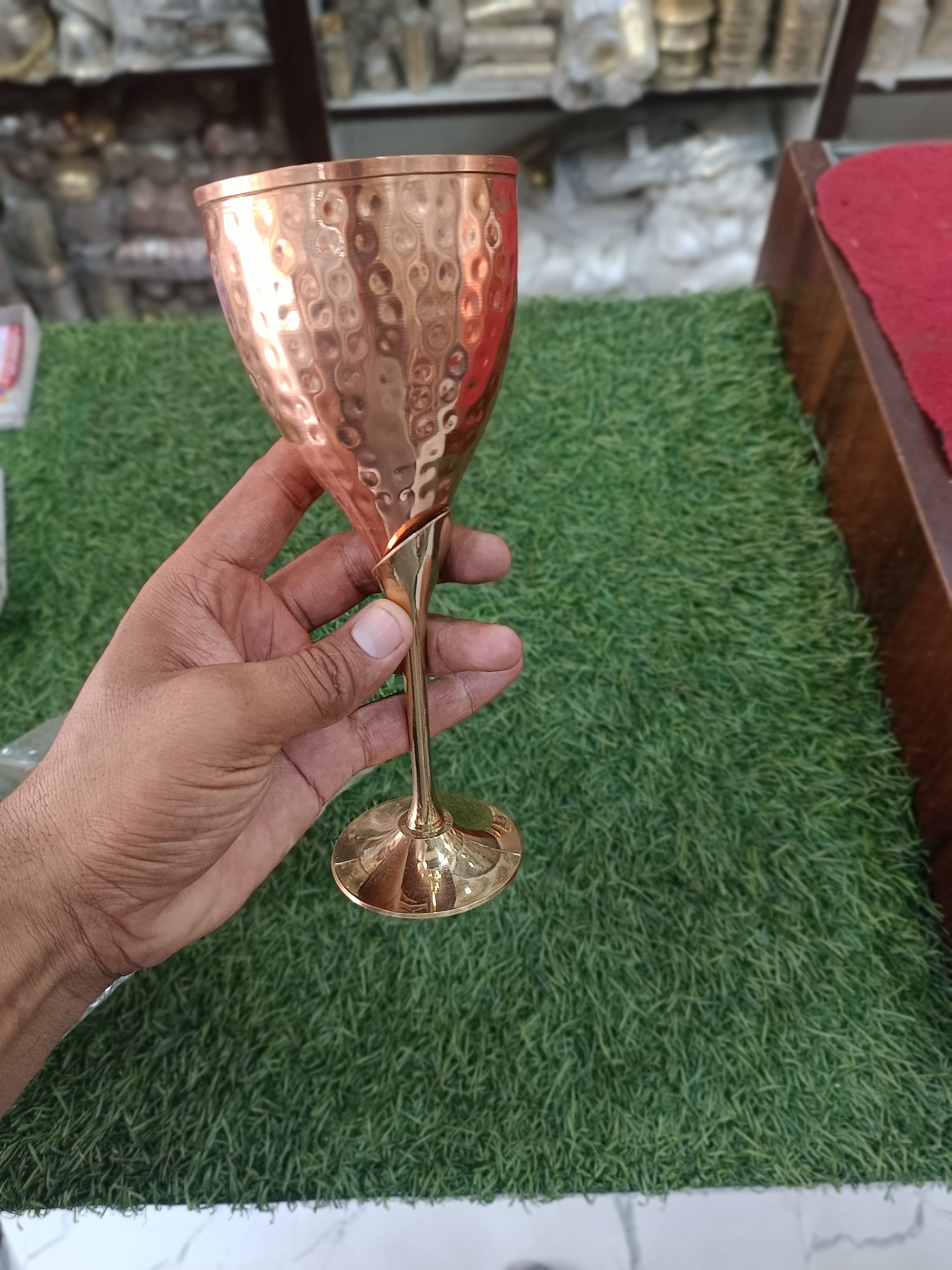 Hoshen - Bicchiere Da Birra In Rame Placcato In Rame, Per