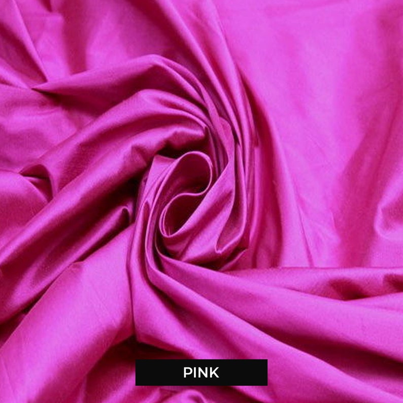 25 Color Silk Taffeta Fabric Taffeta Silk Fabric Plain Etsy