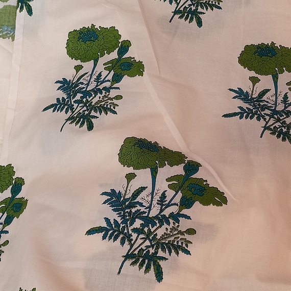 Jaipur Summer Cotton Print Floral Fabric Cotton Cotton Etsy