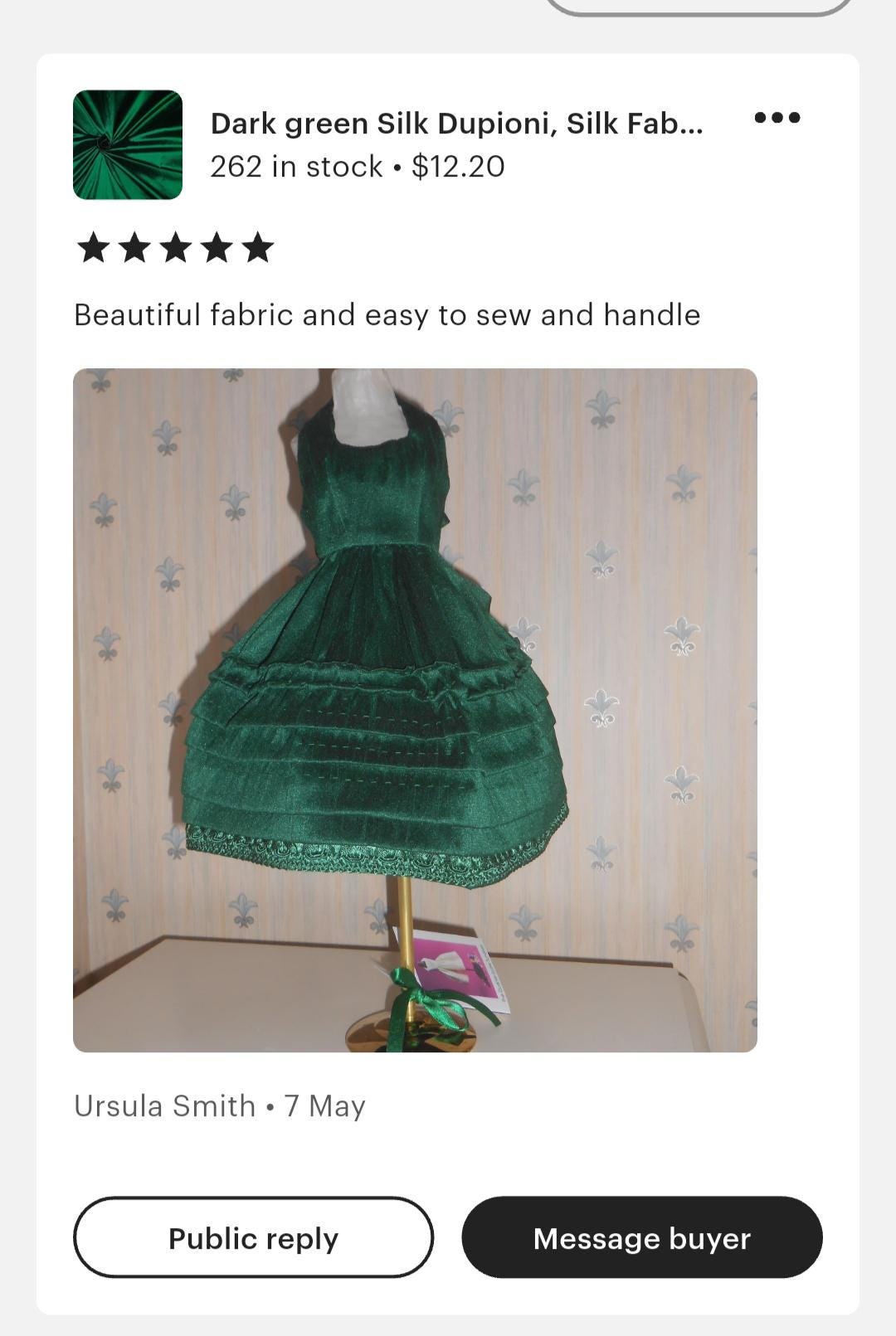 green emerald velvet dress Black Dupioni Esme Dress main image 0