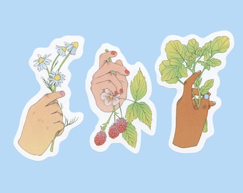 Vinylklistermärken med växter (3)