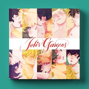 JOLIS GARÇONS : Gay artbook | queer | yaoi | LGBTQ | Pride month
