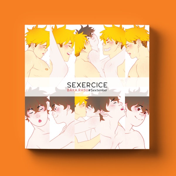 SEXERCICE : Artbook gay | livre pour couple gay | queer | yaoi | LGBTQ |  Saint Valentin gay