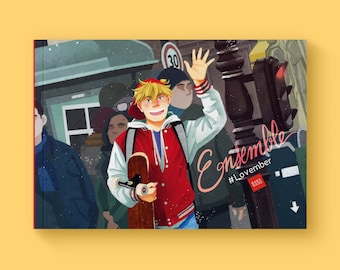 SET Band 1: Homosexuelle Romanze | Schwule Geschichte | Yaoi-Illustrationen | Schwules Kunstbuch | LGBTQ | Weihnachtsgeschenk