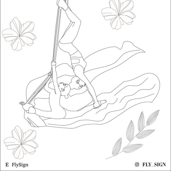 Aerial Silks Coloring Pages Etsy - Il 600x600.3608169041 Skmf 