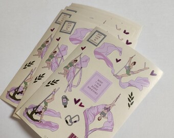 Pegatinas de telas aéreas, adornos para álbumes de recortes y planificadores