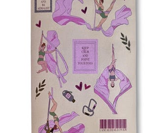 Pegatinas de telas aéreas, calcomanías para álbumes de recortes y planificadores