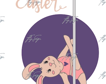 Pole Colouring. Digital download coloring page. Circus Coloring Page