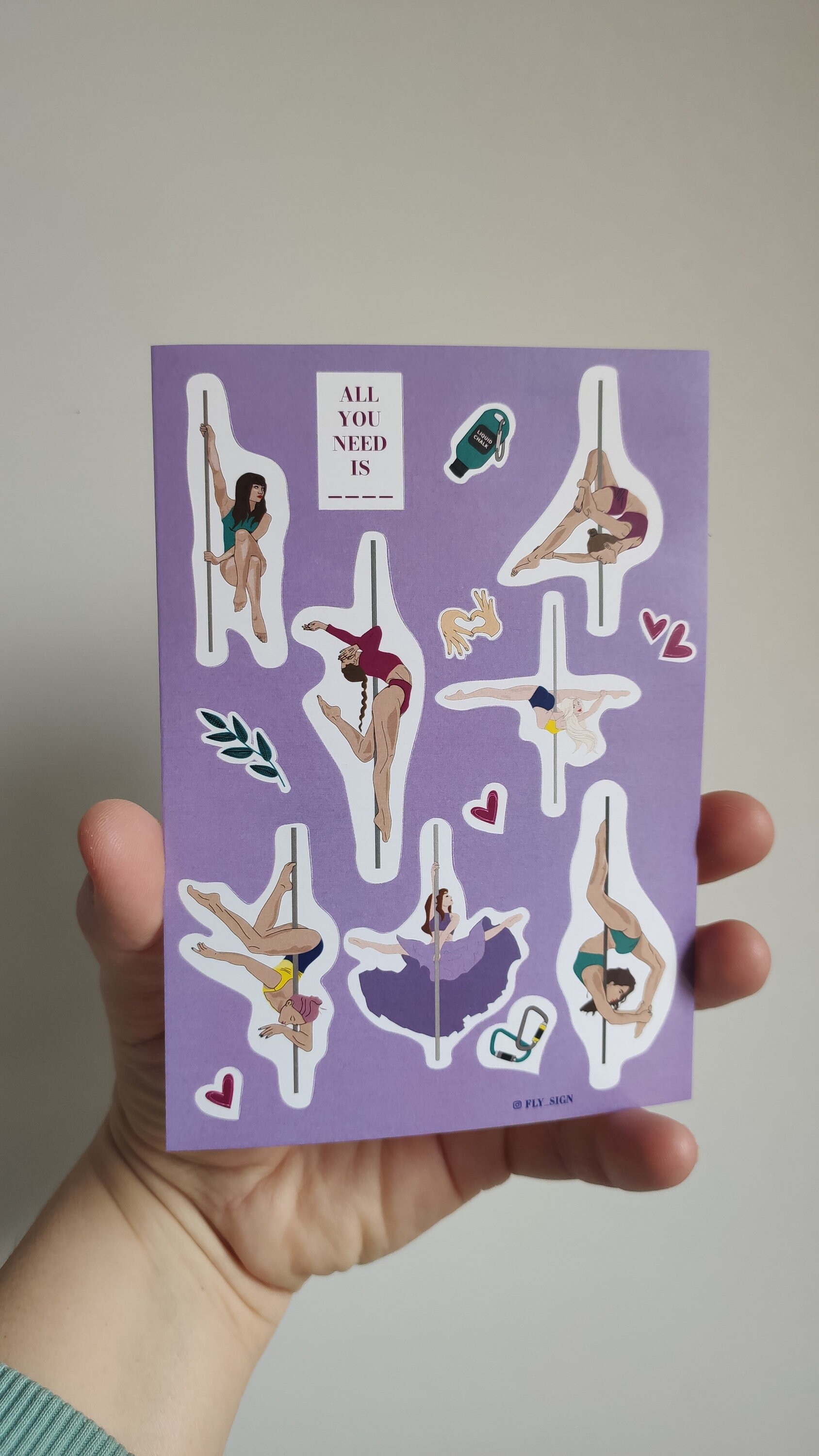 Pole Dance Stickers, Pole Sport, Pole Gift, Pole Art, Pole Gift, Pole ...